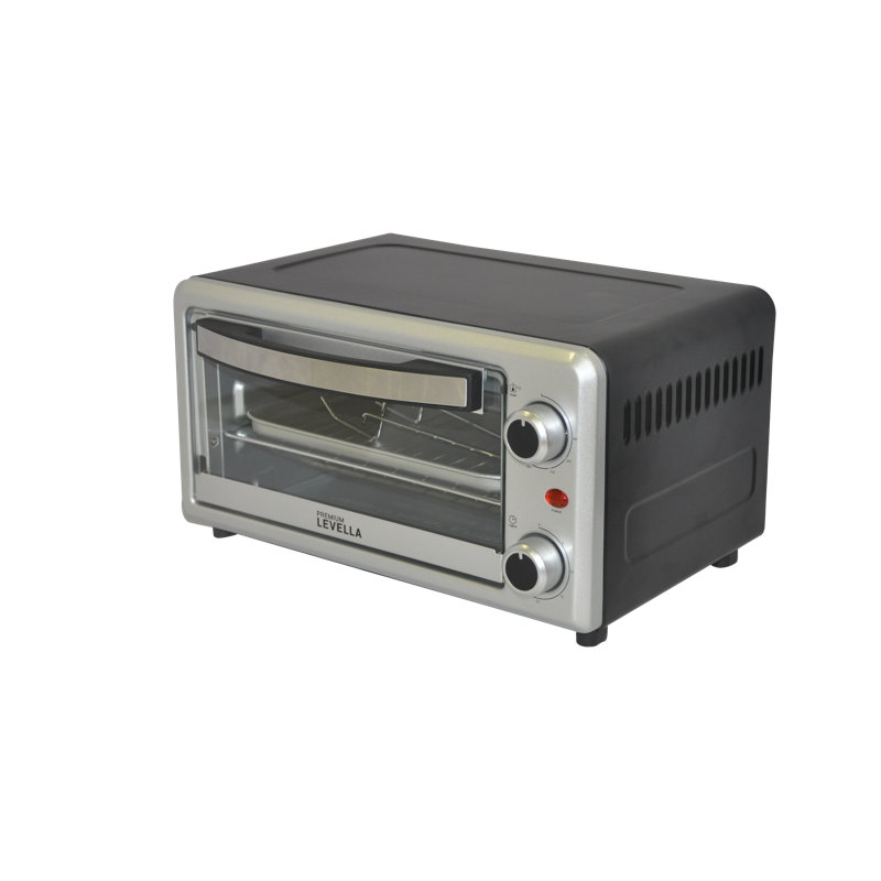 Premium Levella 4slice .5 Cu. Ft. Toaster Oven With Bake, Broil And